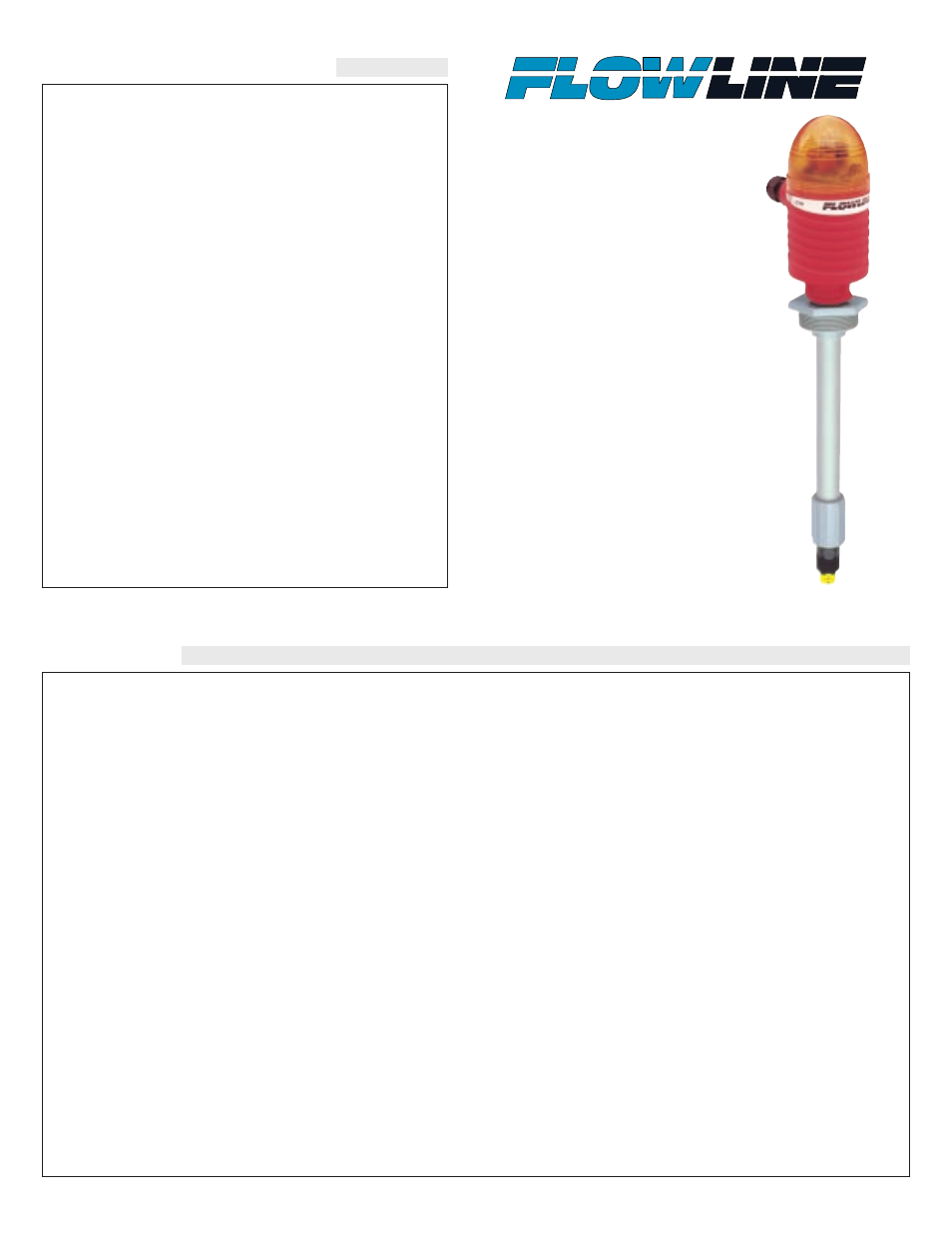 Flowline AX13 Switch-Pak User Manual | 6 pages