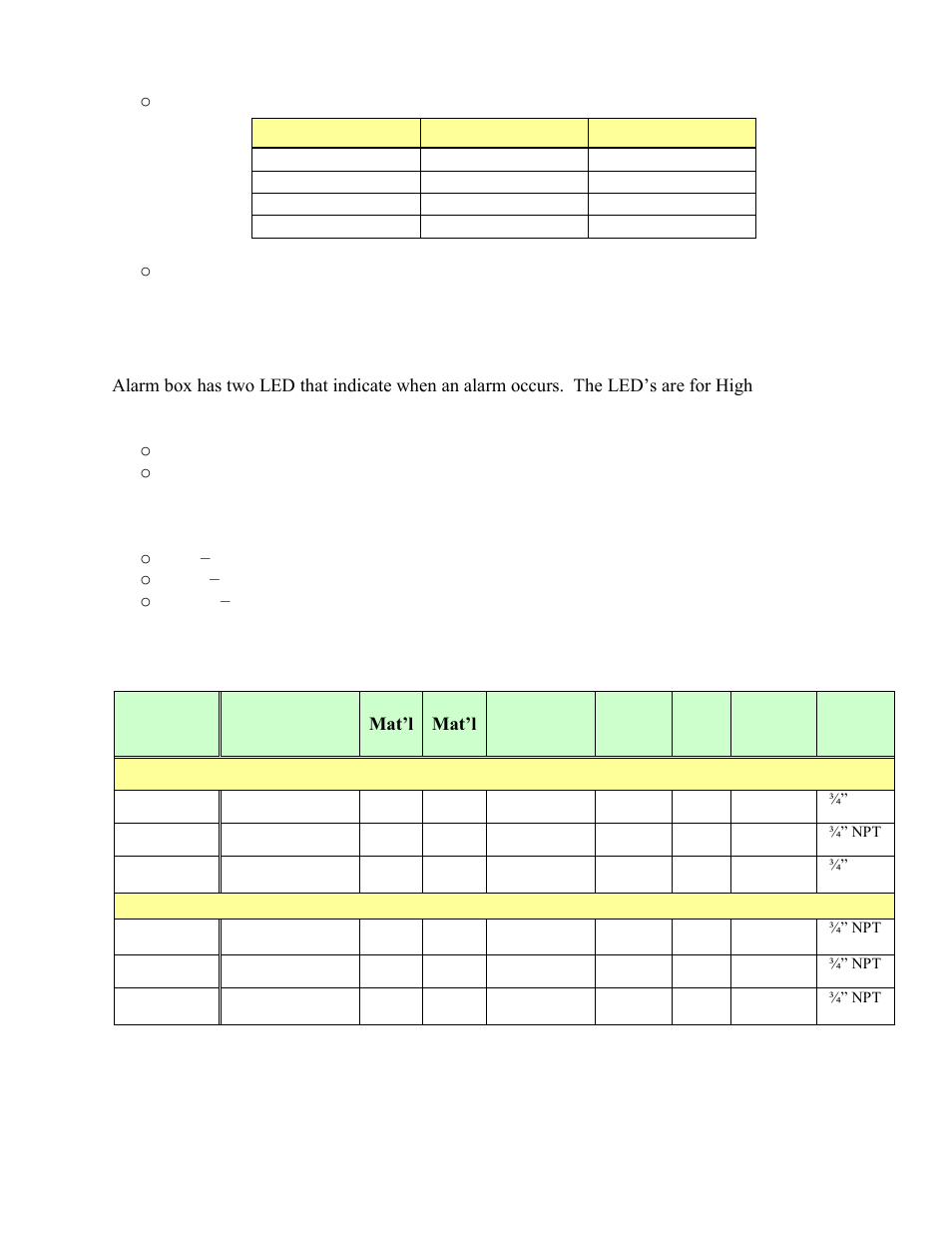 Electrical interface, Direct drum mount, Remote mount | Flowline AV17 Float-Point User Manual | Page 8 / 10