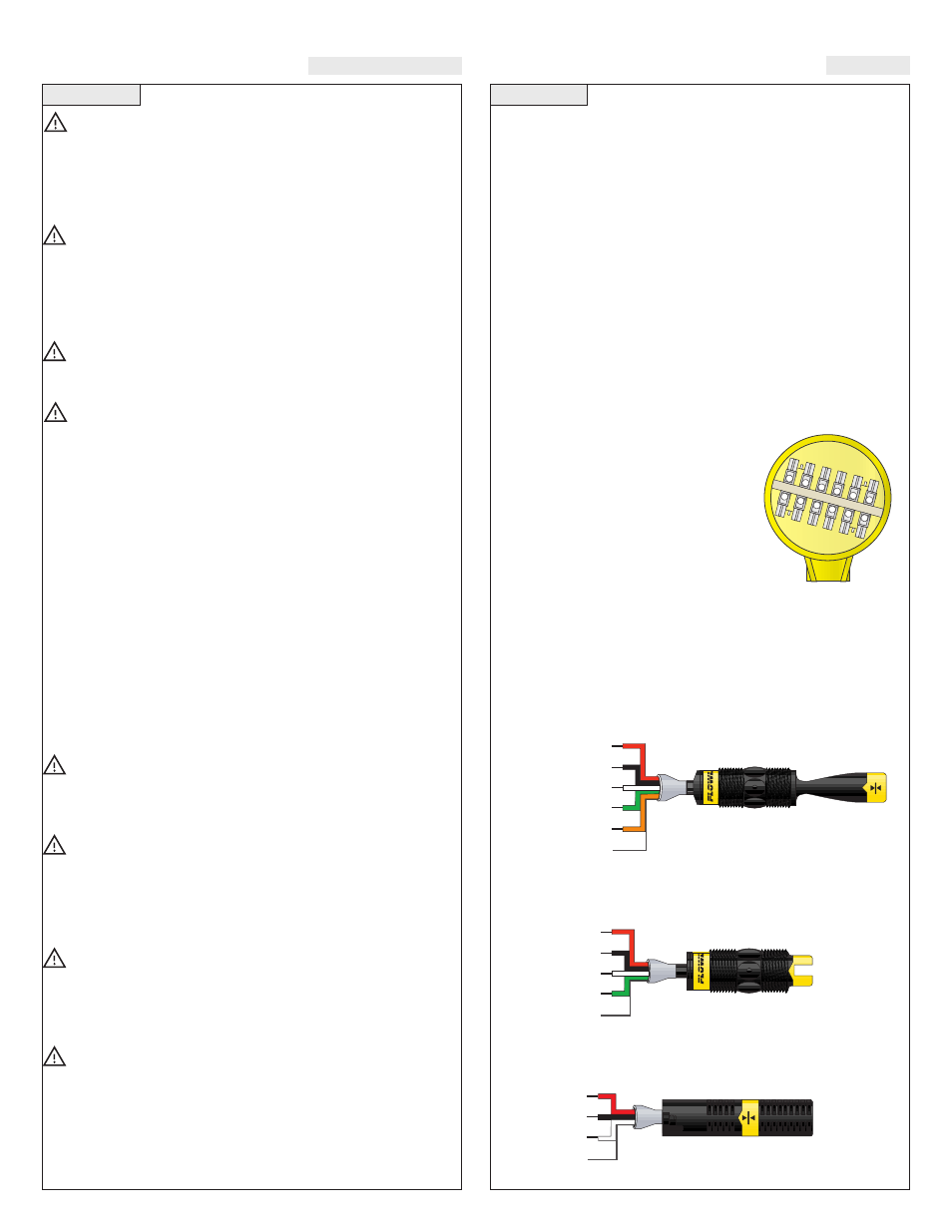 Assembly of smart trak, Safety precautions | Flowline AXXX Smart Trak User Manual | Page 4 / 8