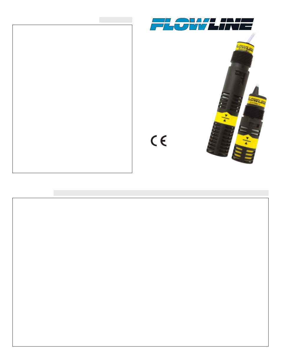 Flowline LV10 Switch-Tek User Manual | 6 pages