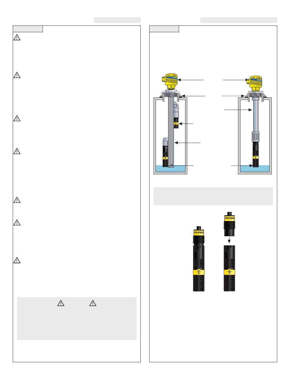 Safety precautions installation | Flowline LV10 Switch-Tek User Manual | Page 3 / 6