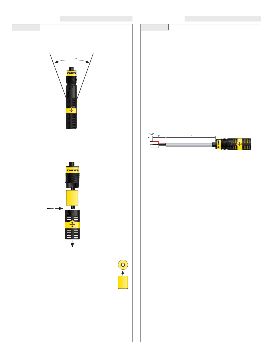 Installation electrical | Flowline LV10 Switch-Tek User Manual | Page 4 / 6