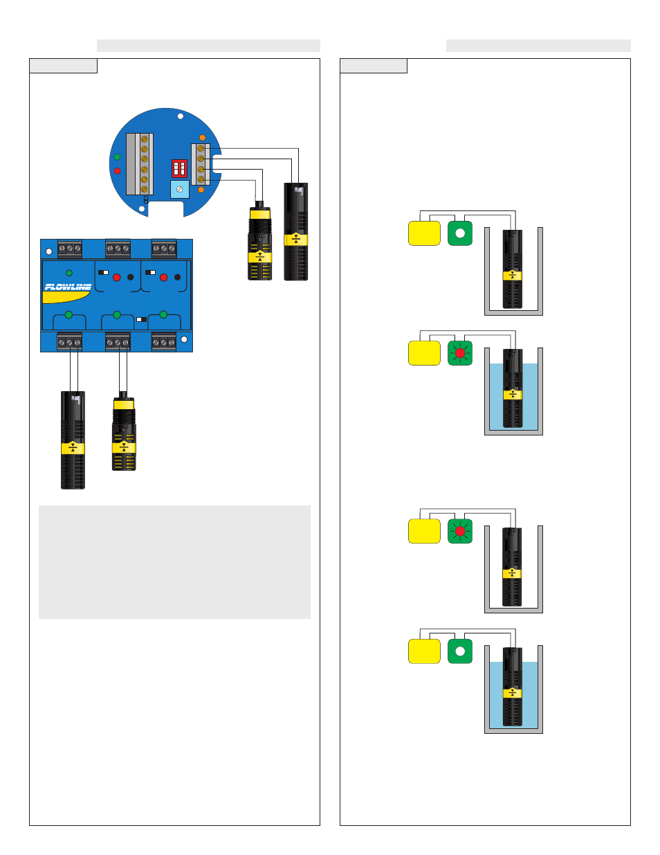 Wiring orientation, All models, Vertical buoyancy level switch (lv10 _1) | Normally open, Normally closed, Black white black red, Step six step seven, Black white black red white, Black white, Black red | Flowline LV10 Switch-Tek User Manual | Page 5 / 6