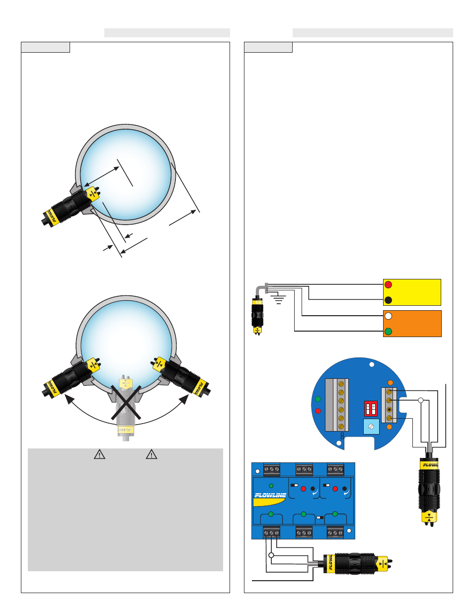 Installation wiring, Wiring to a flowline controller | Flowline GT10 Thermo-Flo User Manual | Page 4 / 6