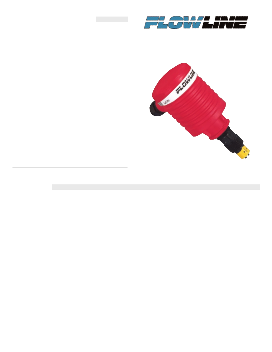 Flowline AX1X Thermo-Flo User Manual | 6 pages