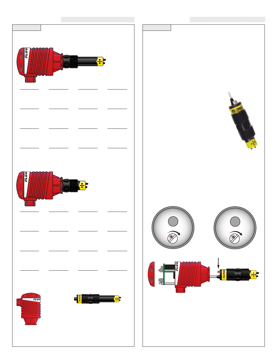 Components, Calibration, Component list | Standard configuration | Flowline AX1X Thermo-Flo User Manual | Page 3 / 6