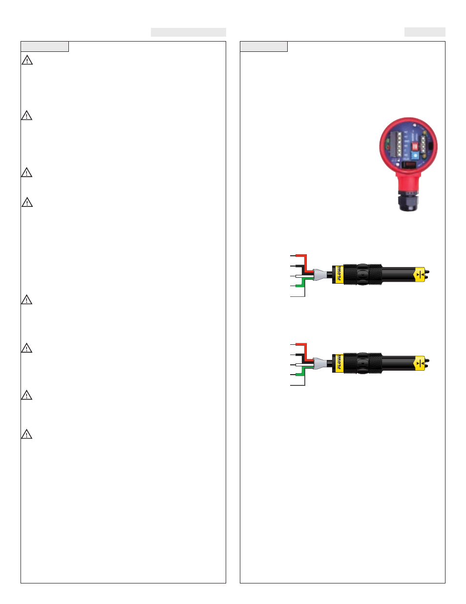 Assembly of switch pro, Safety precautions | Flowline AX1X Thermo-Flo User Manual | Page 4 / 6