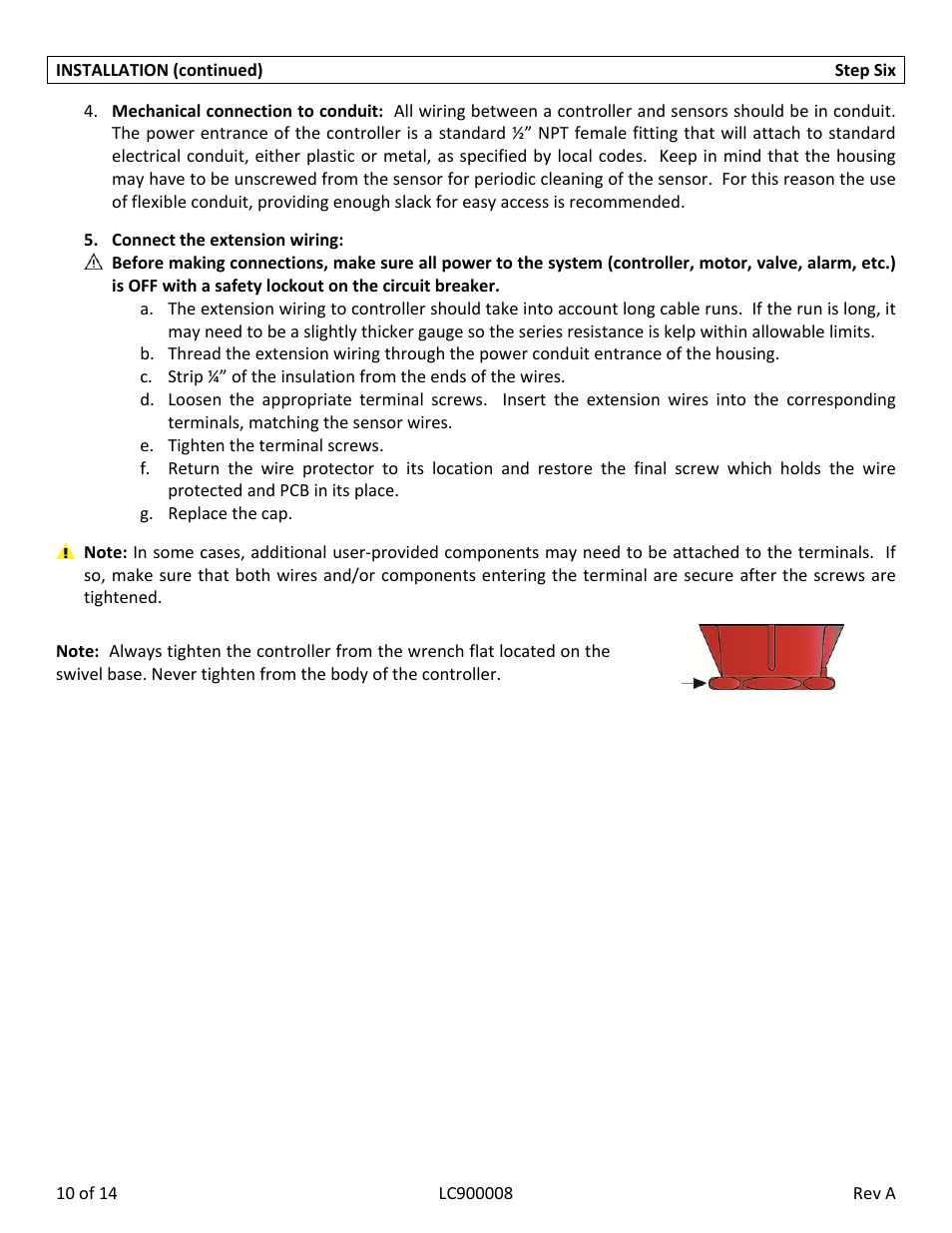 Flowline LC30 Thermo-Flo User Manual | Page 10 / 14