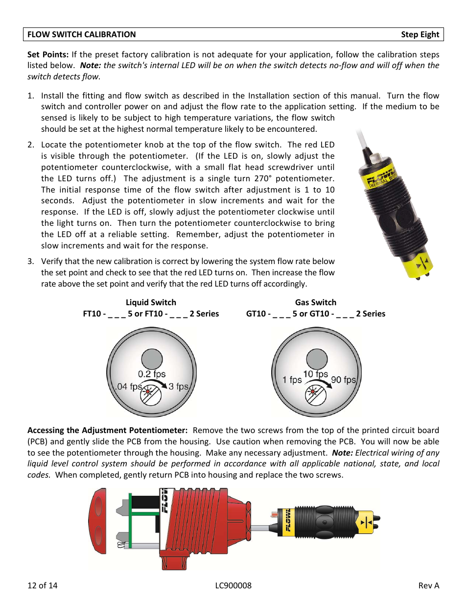 Flowline LC30 Thermo-Flo User Manual | Page 12 / 14