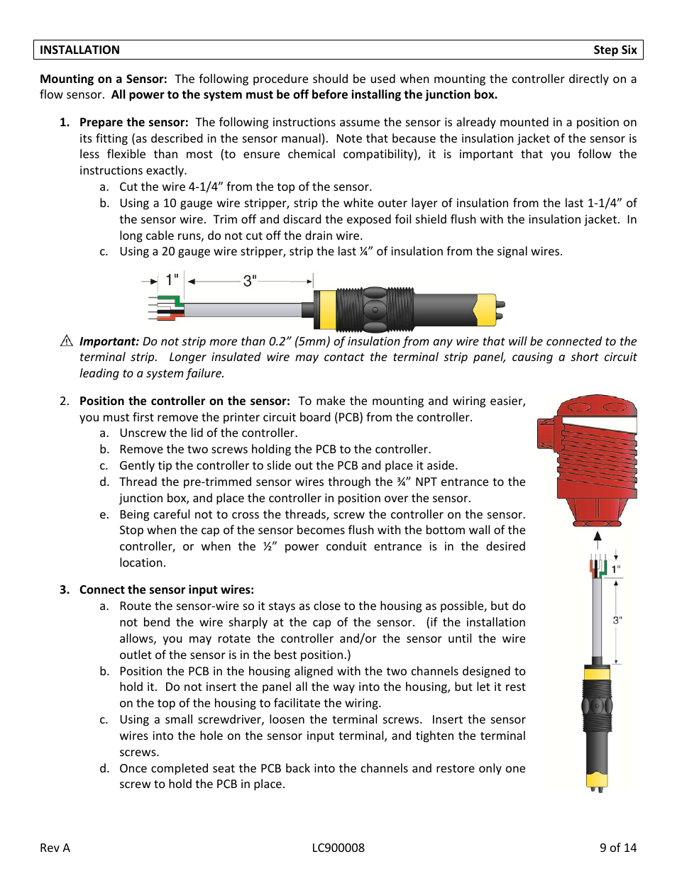 Flowline LC30 Thermo-Flo User Manual | Page 9 / 14