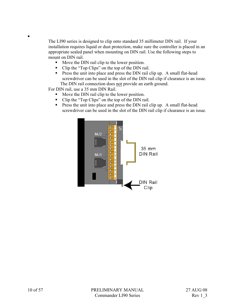 Flowline LI90 Commander User Manual | Page 10 / 57