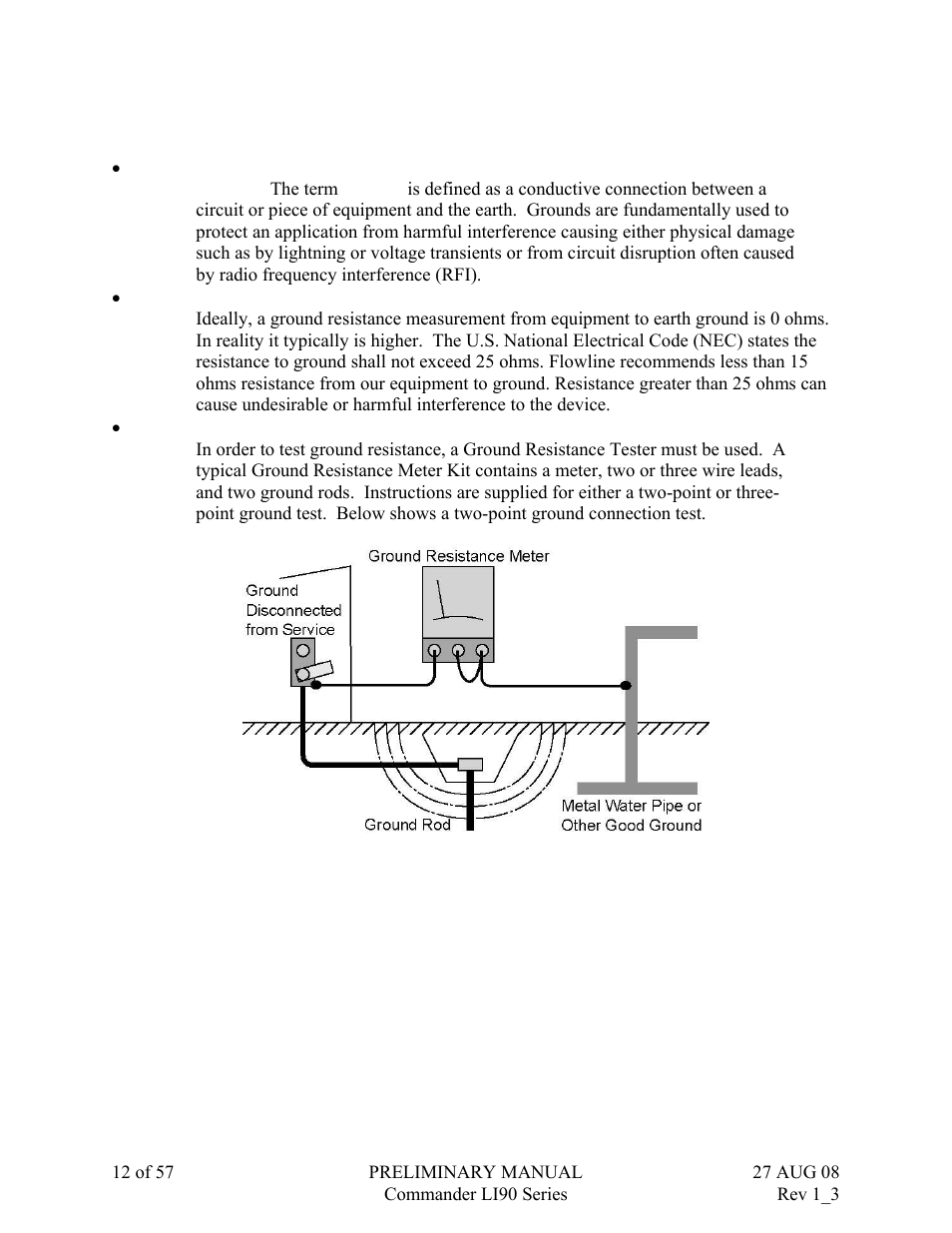 Flowline LI90 Commander User Manual | Page 12 / 57