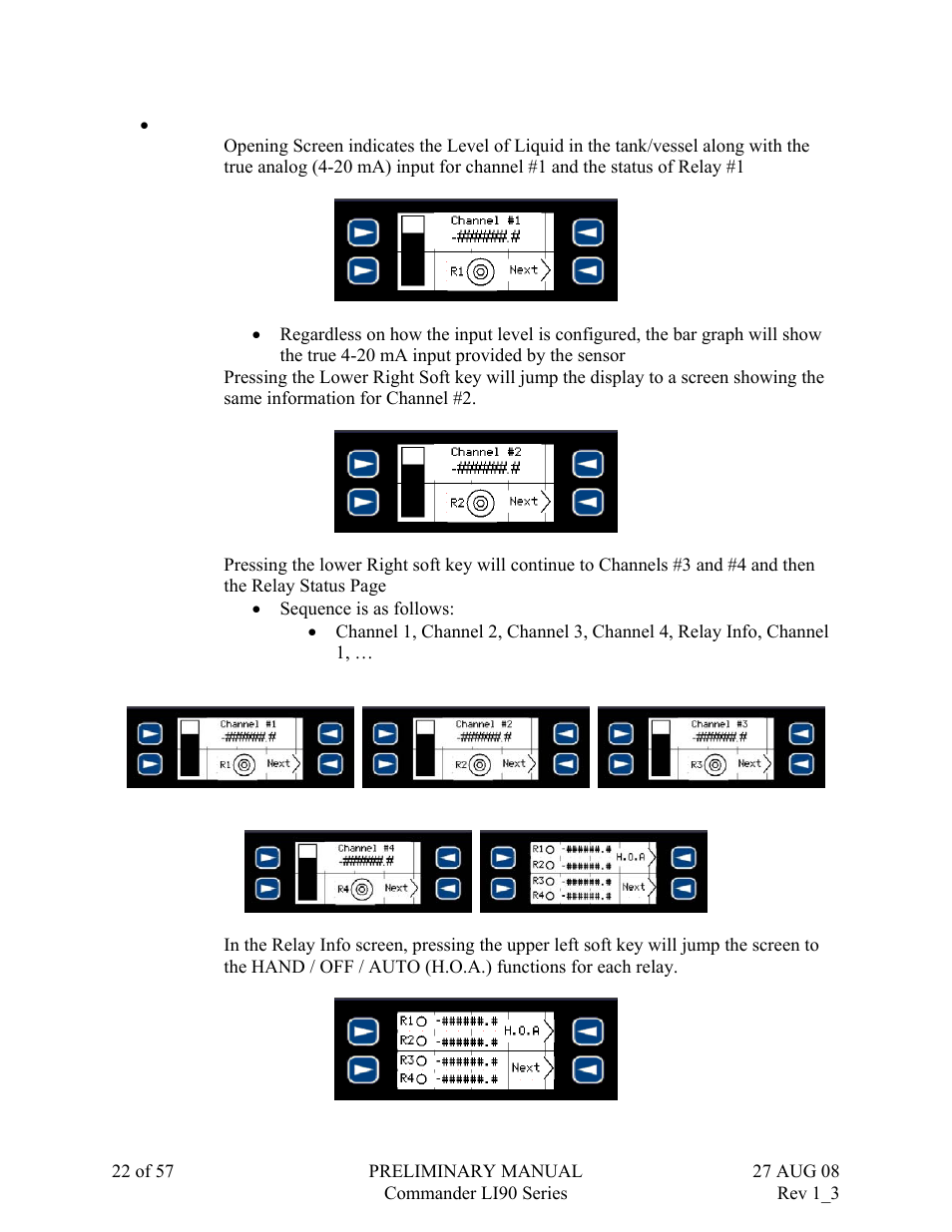 Flowline LI90 Commander User Manual | Page 22 / 57