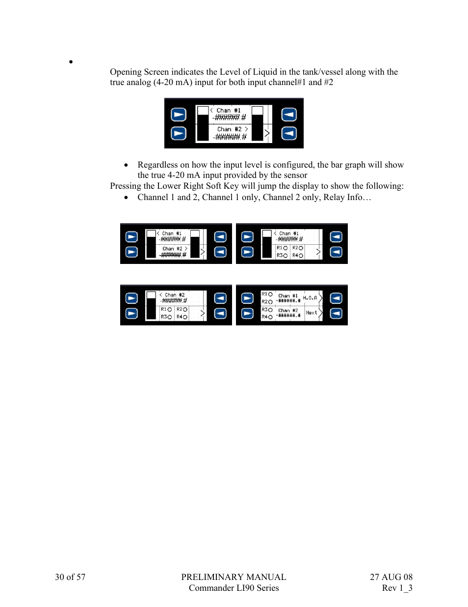 Flowline LI90 Commander User Manual | Page 30 / 57