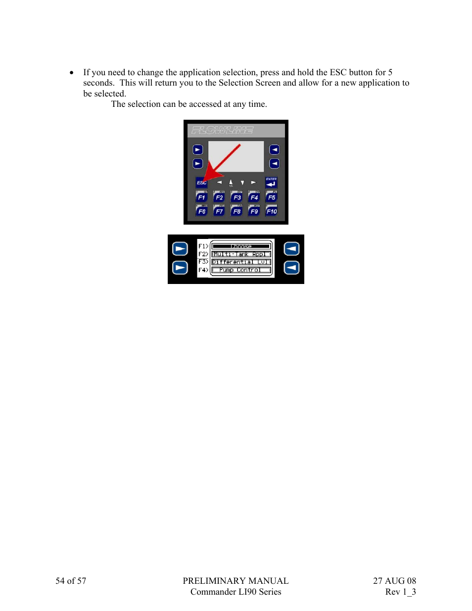 Flowline LI90 Commander User Manual | Page 54 / 57