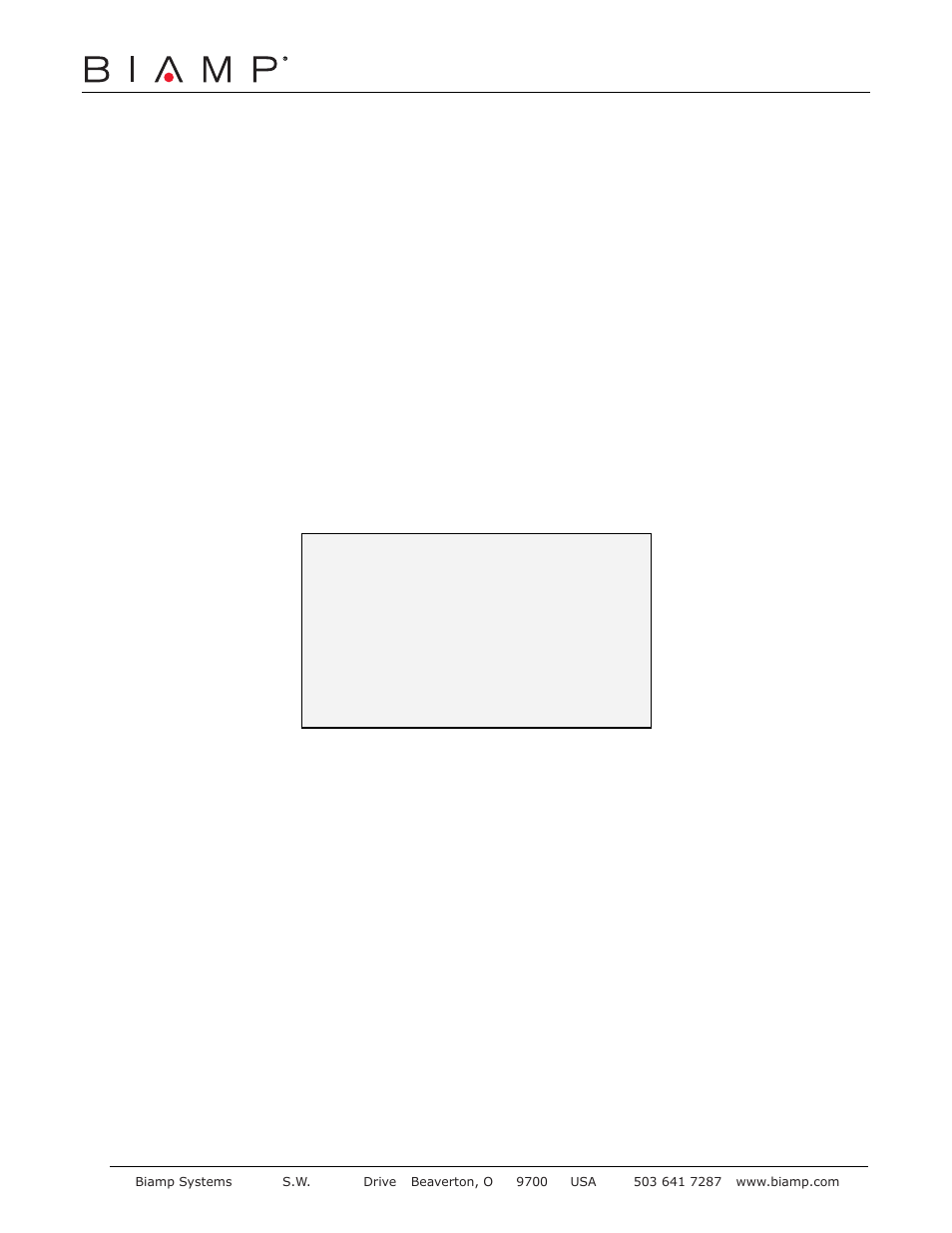 Biamp 601 User Manual | 13 pages