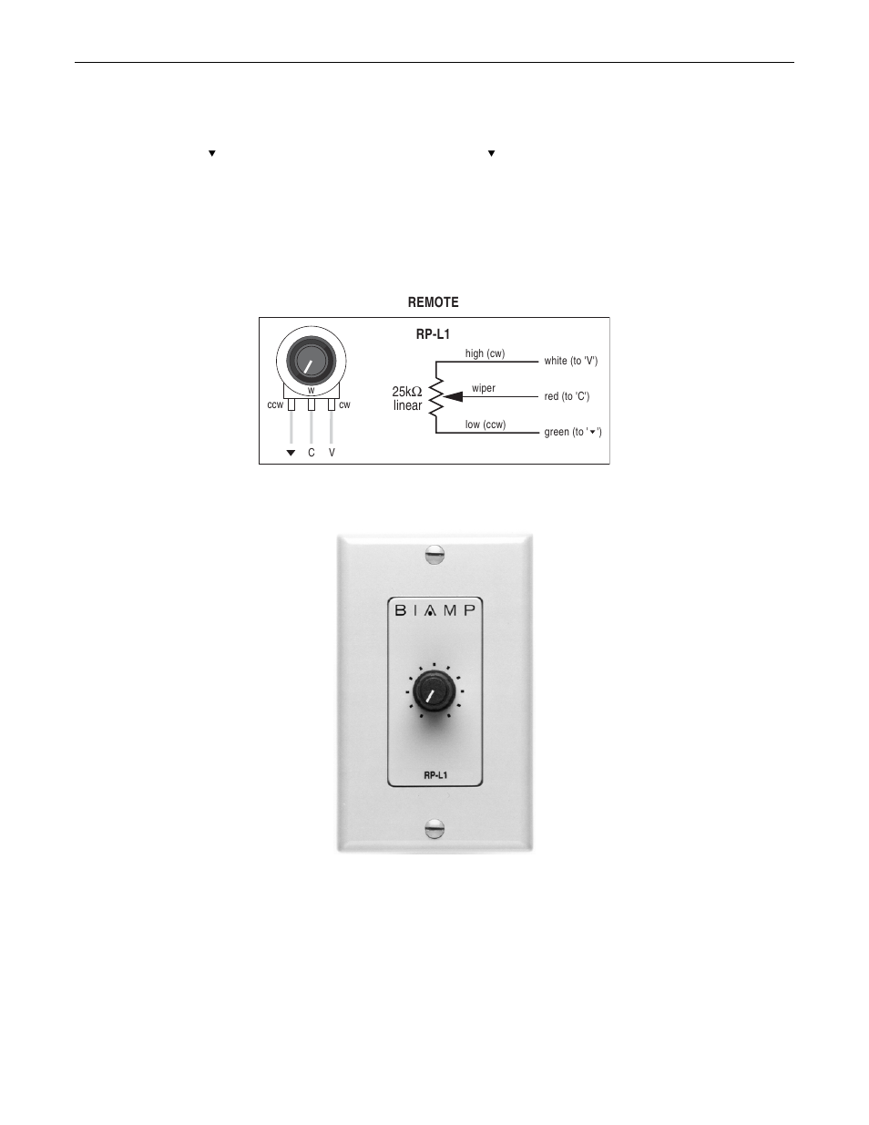 Remote control | Biamp 801i User Manual | Page 6 / 13