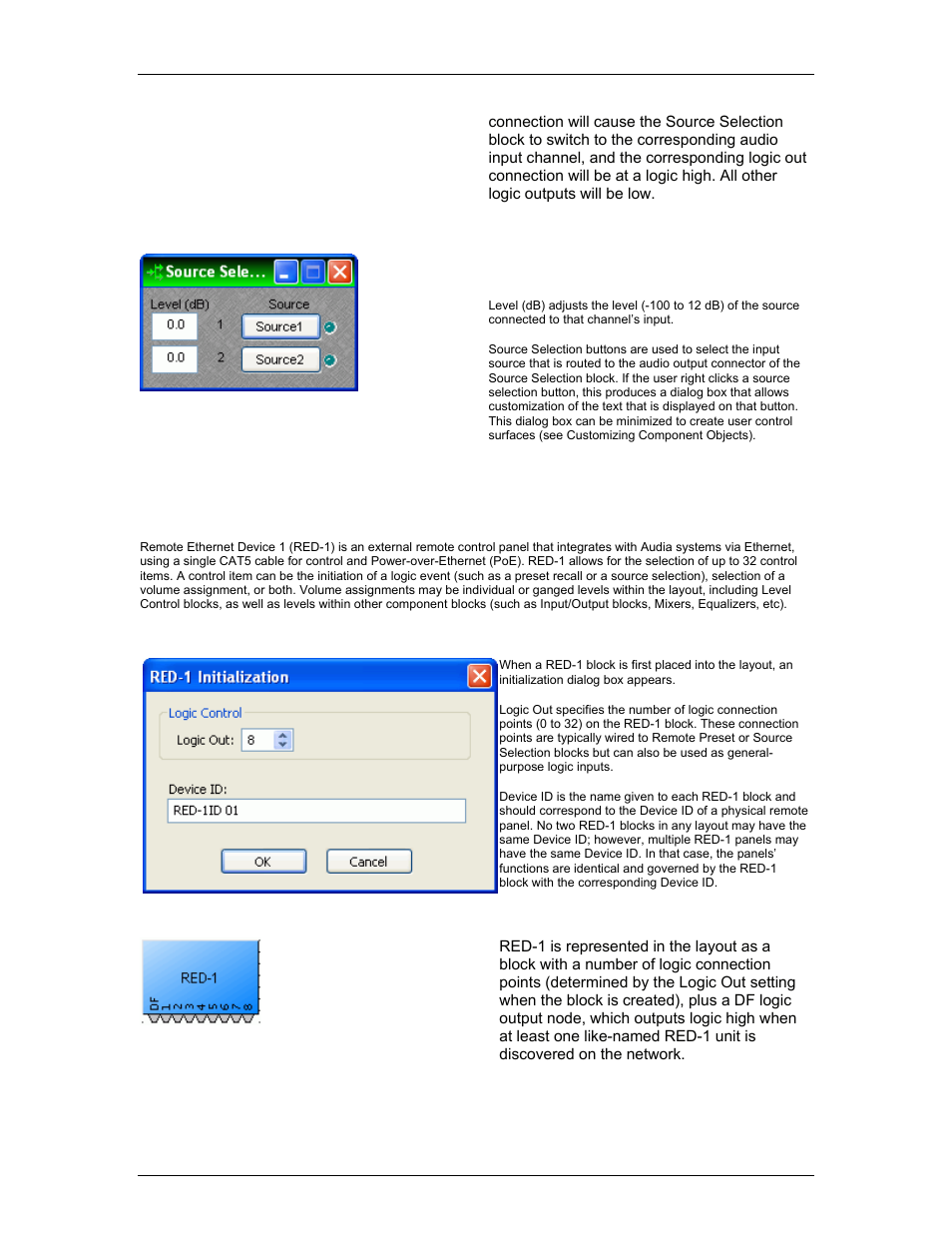 Red-1 | Biamp A4 User Manual | Page 28 / 245