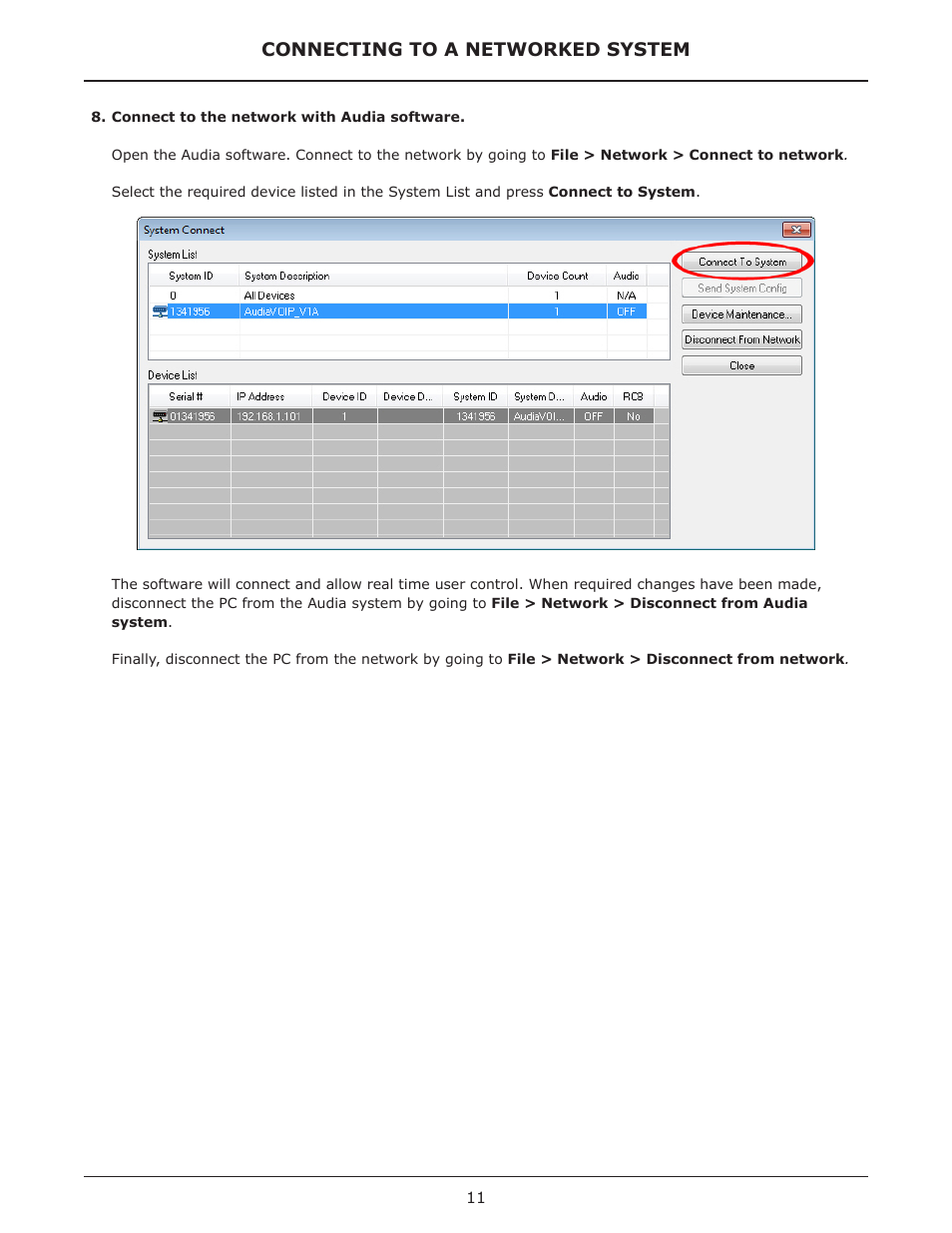 Biamp AudiaVOIP User Manual | Page 11 / 17