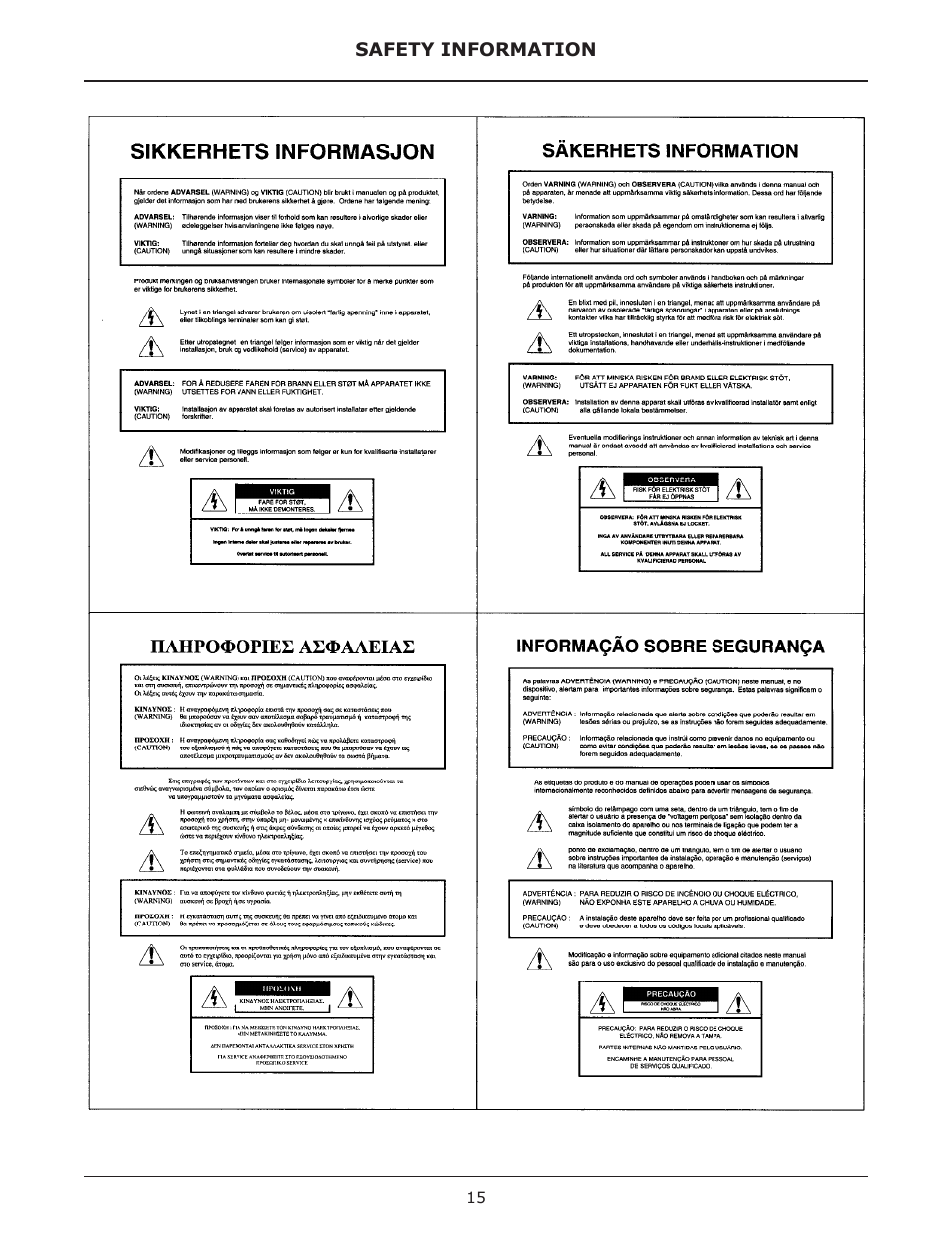 Biamp MCA Series User Manual | Page 15 / 15