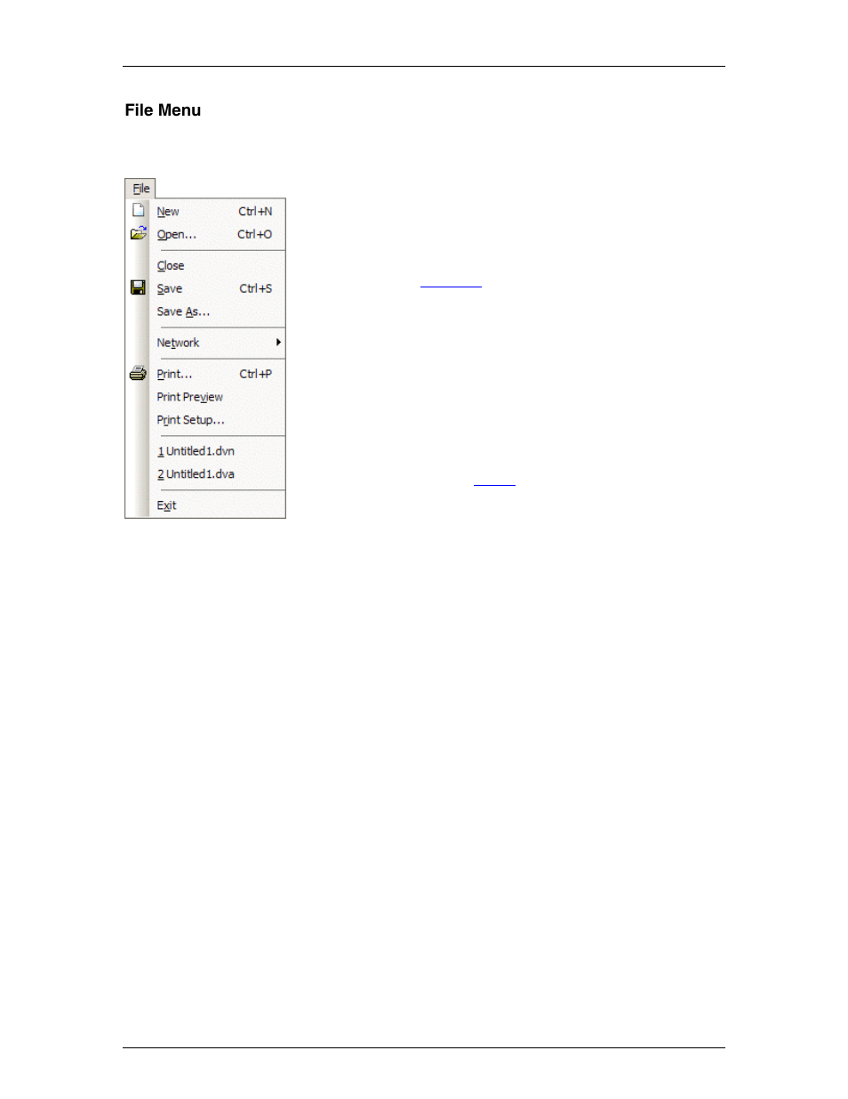 File menu | Biamp A4 User Manual | Page 11 / 89