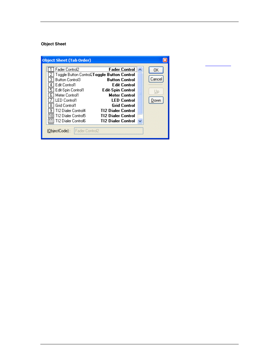 Object sheet | Biamp A4 User Manual | Page 39 / 89
