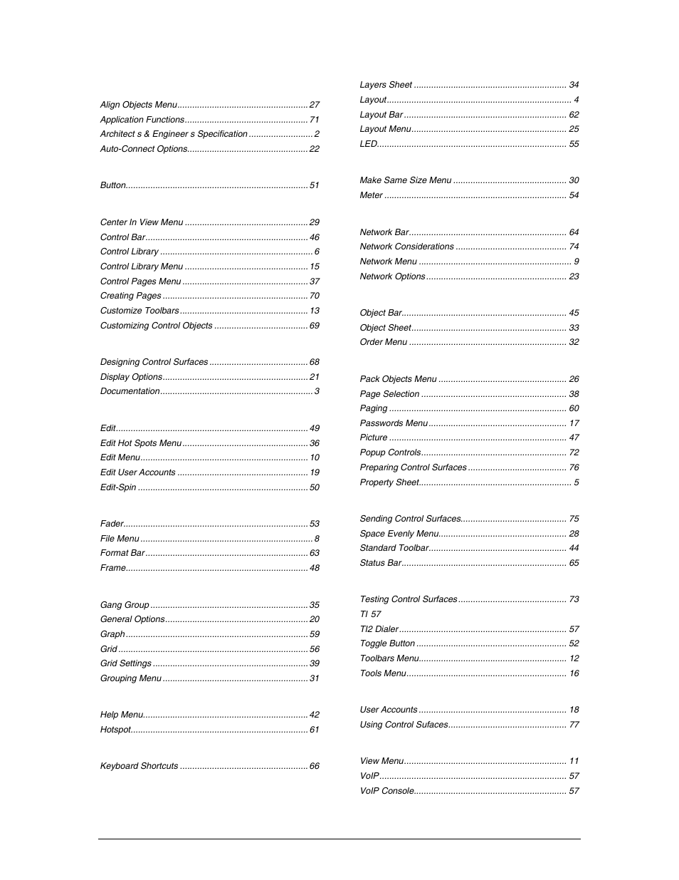 Biamp A4 User Manual | Page 88 / 89