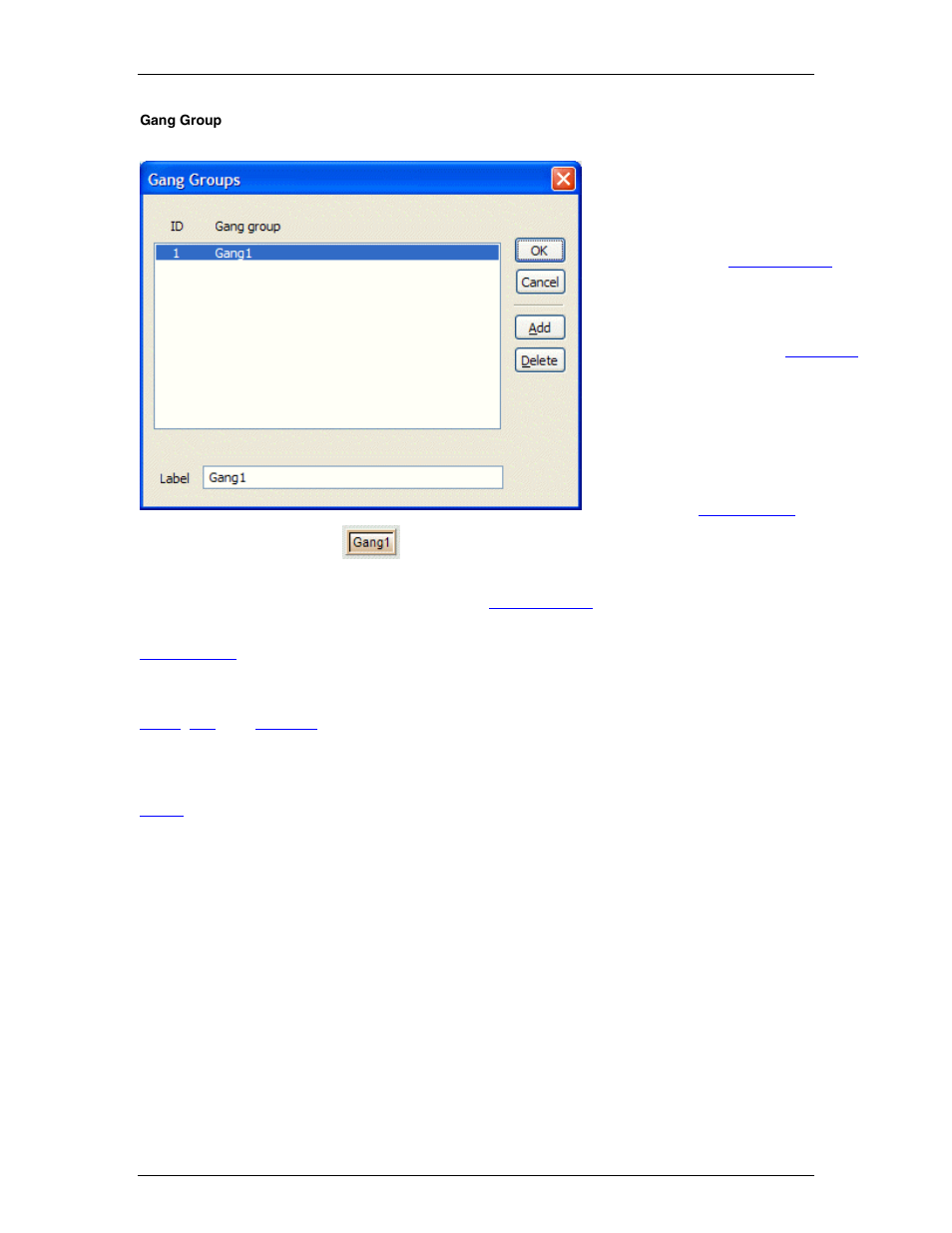 Gang group, Dialog box | Biamp LTR User Manual | Page 41 / 89