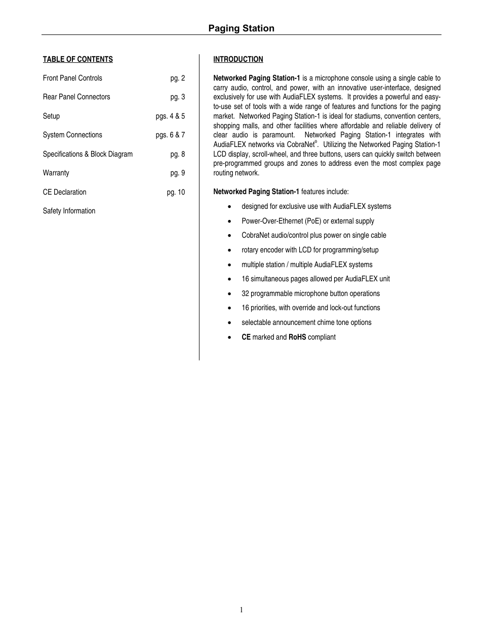 Biamp NPS-1 User Manual | Page 3 / 16