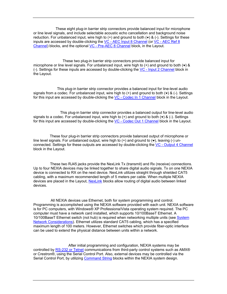 Biamp A4 User Manual | Page 100 / 217