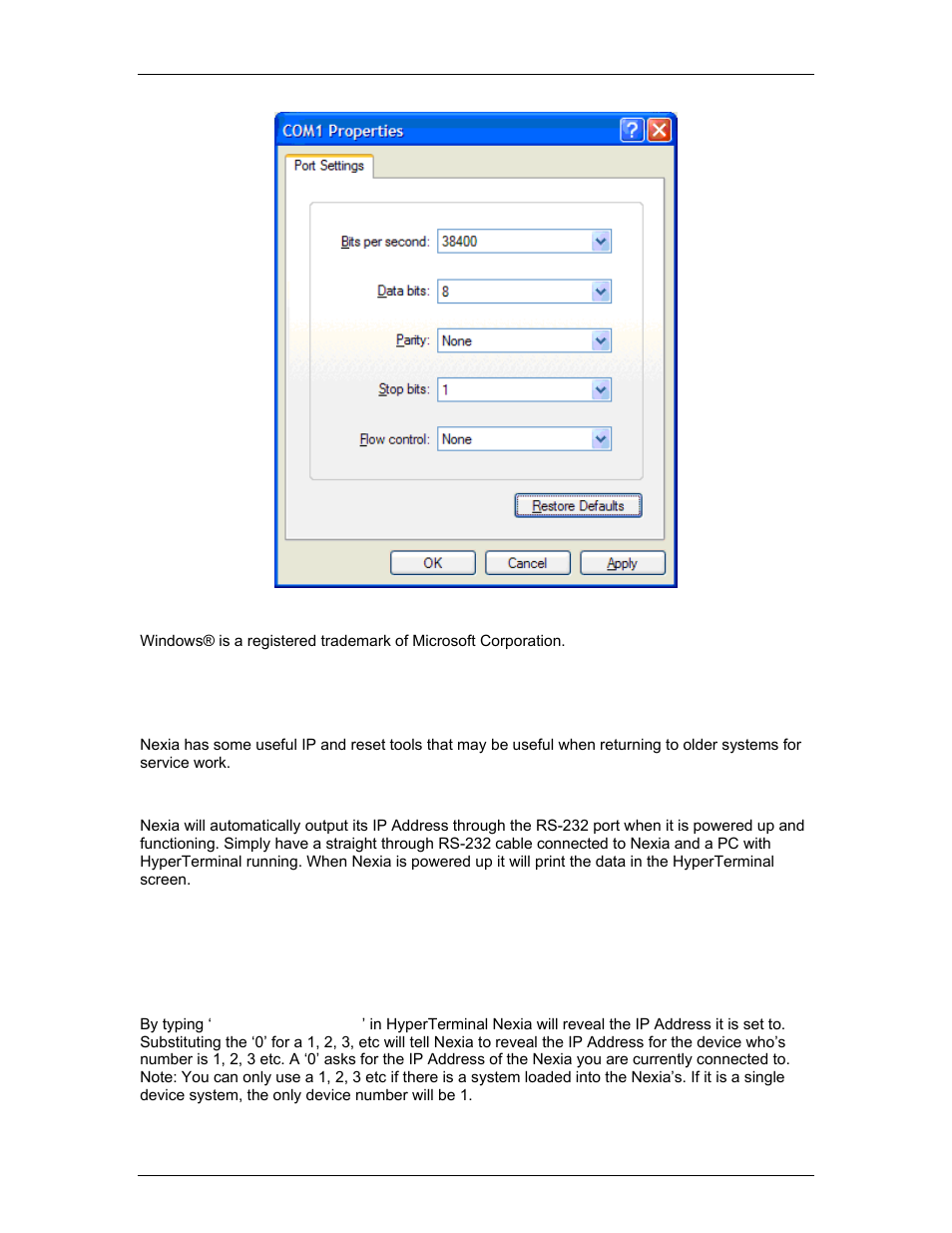 Ip address commands, Get/set ip address | Biamp A4 User Manual | Page 211 / 217