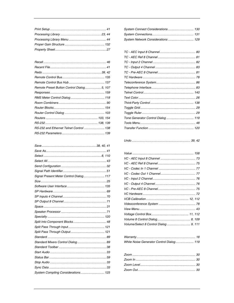 Biamp A4 User Manual | Page 216 / 217