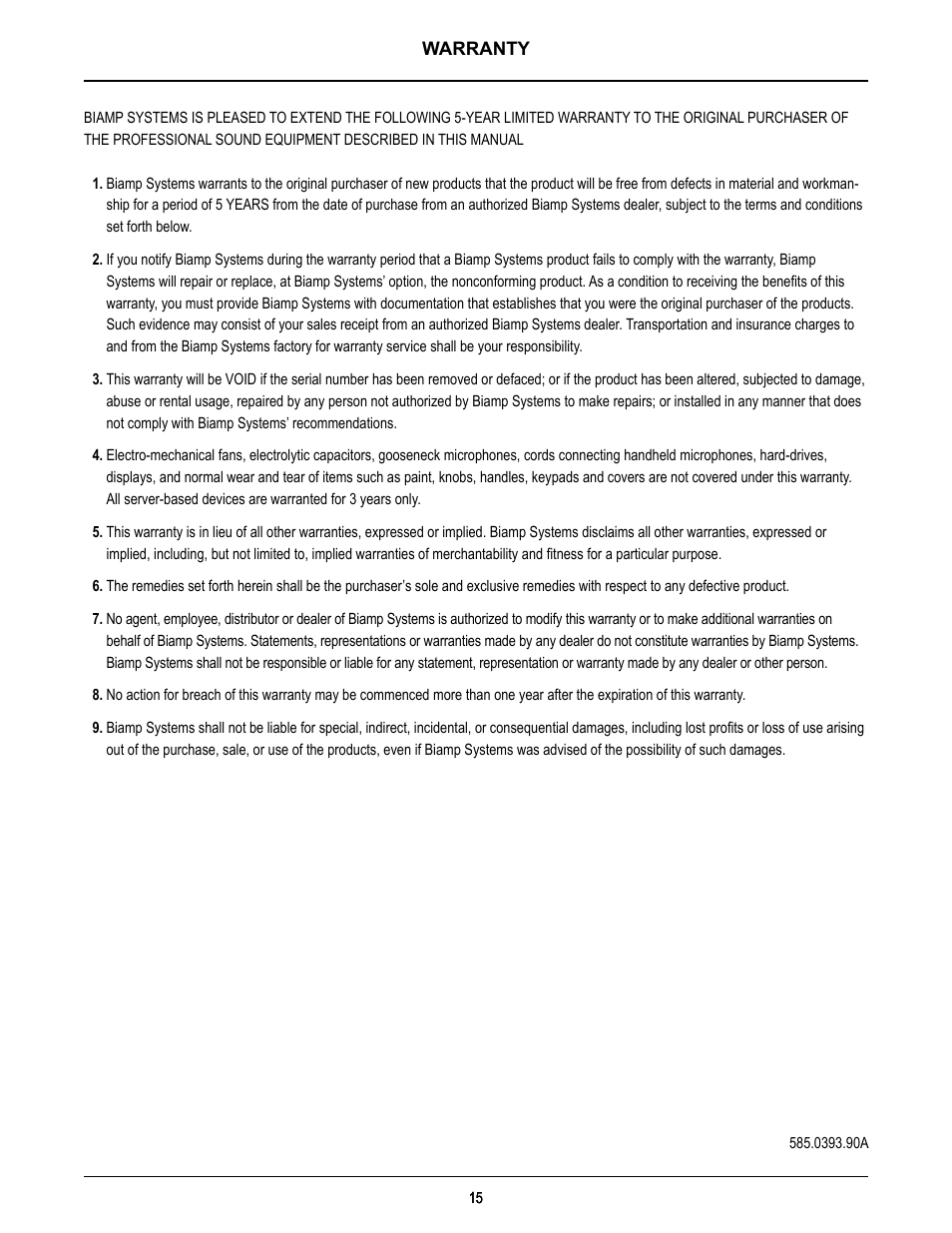 Biamp TesiraFORTE User Manual | Page 15 / 35