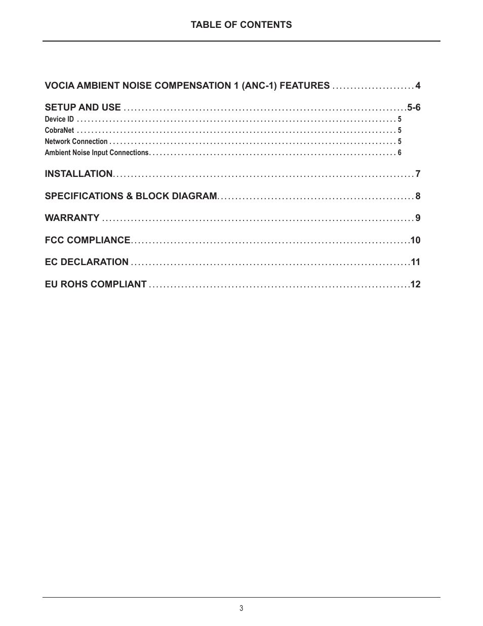 Biamp ANC-1 User Manual | Page 3 / 12