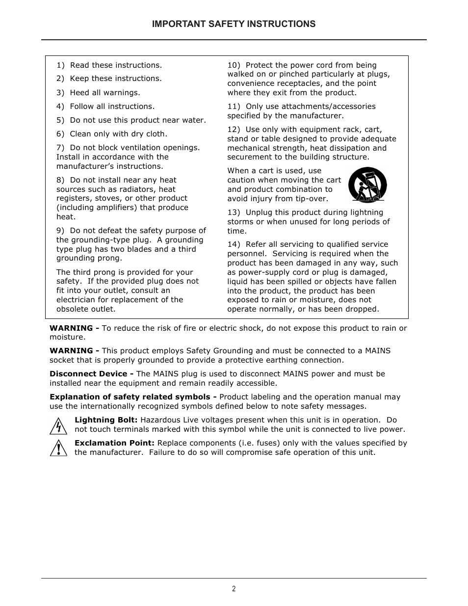 Biamp ELD-1 User Manual | Page 2 / 12