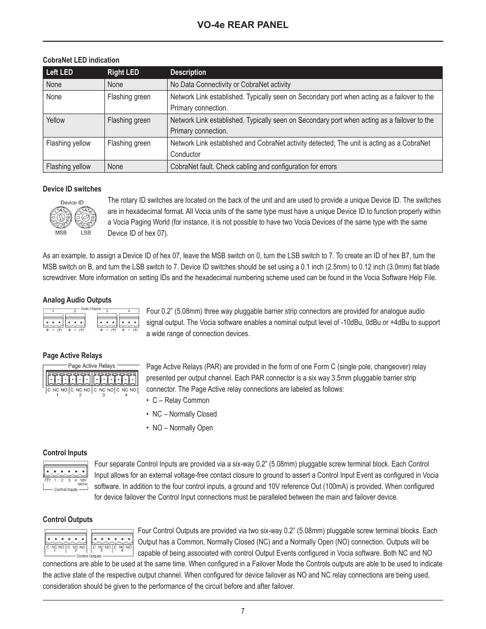 Biamp VO-4e User Manual | Page 7 / 14