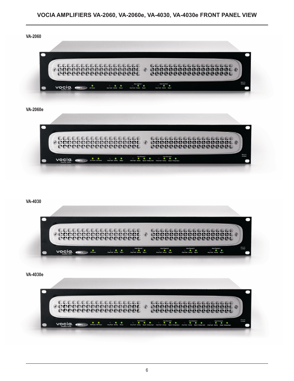 Biamp VA-4030e User Manual | Page 7 / 20