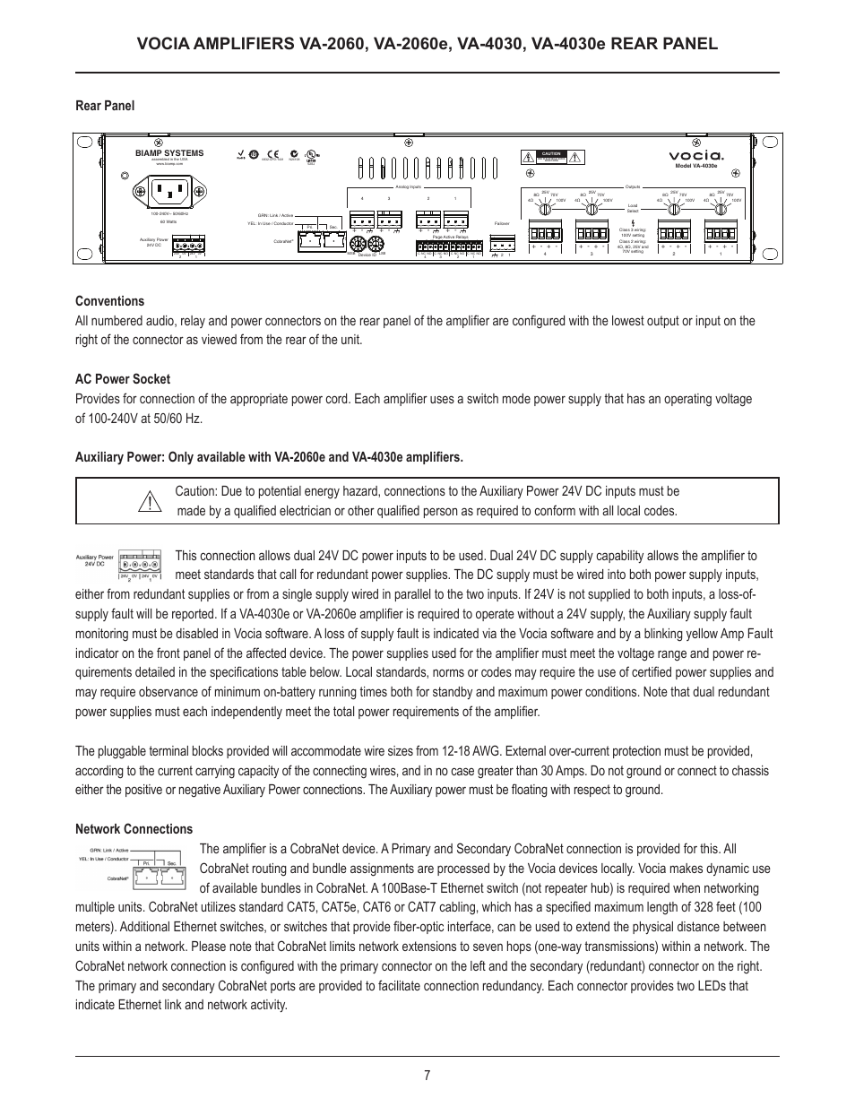 Biamp VA-4030e User Manual | Page 8 / 20