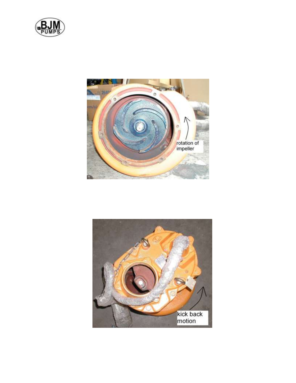 Pump rotation | BJM Pumps JX SERIES SIDE DISCHARGE Electric Submersible Pumps User Manual | Page 9 / 42