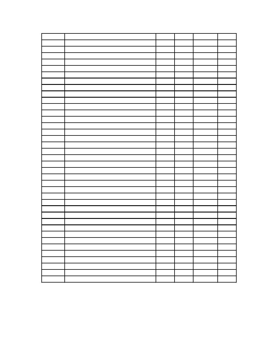Haz series parts list | BJM Pumps HAZ75-575T User Manual | Page 18 / 27