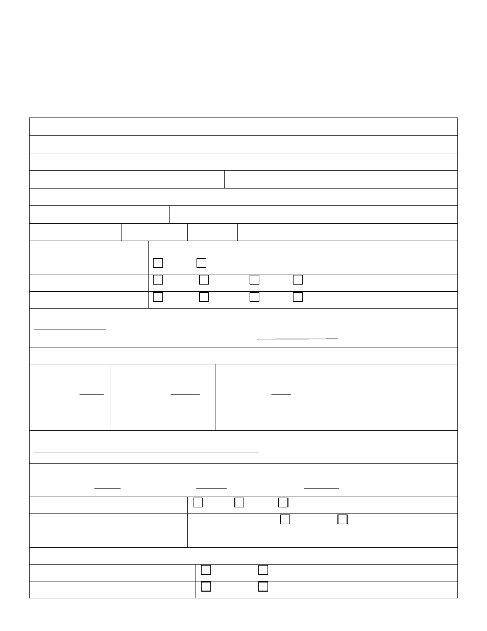 Start-up report form | BJM Pumps HAZ75-575T User Manual | Page 23 / 27