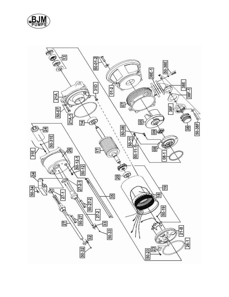 BJM Pumps SX75CSS-575T User Manual | Page 17 / 37
