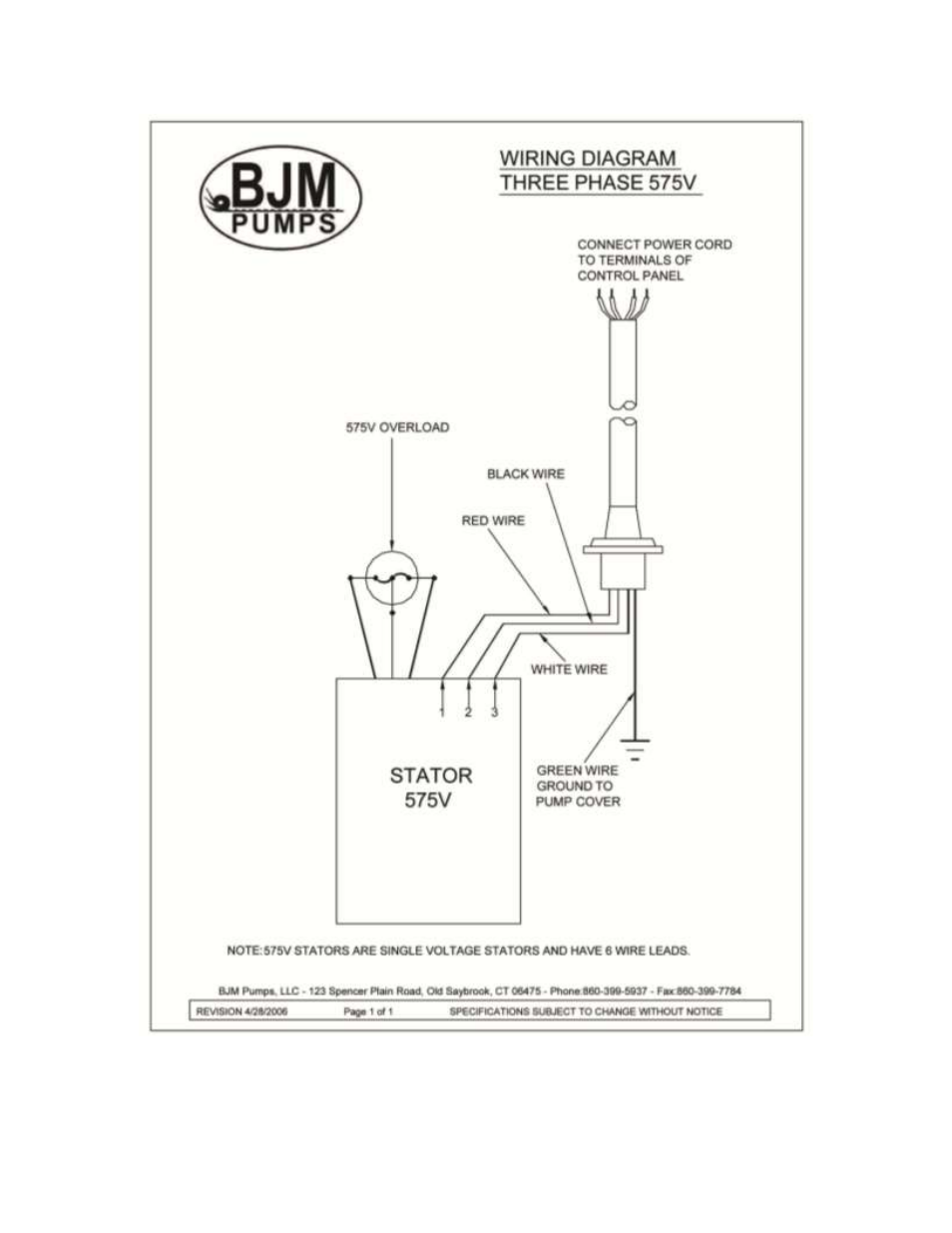 575v | BJM Pumps SX75CSS-575T User Manual | Page 29 / 37