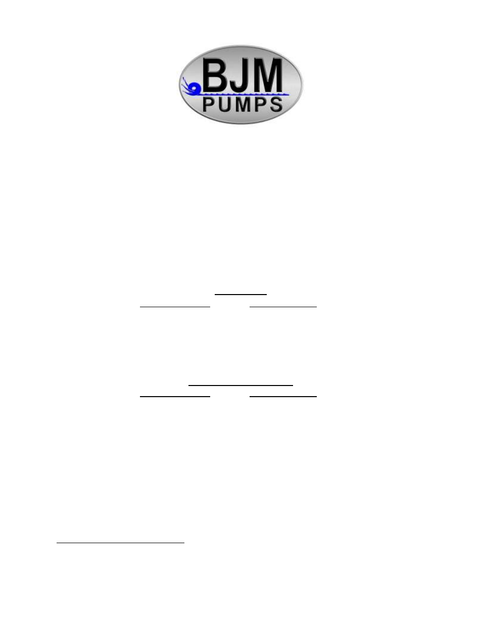 BJM Pumps SKX SERIES SHREDDER PUMPS User Manual | 41 pages