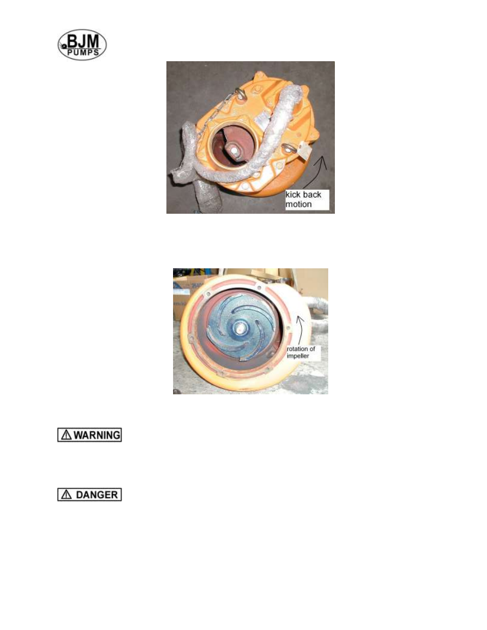 Pump operation | BJM Pumps SKX SERIES SHREDDER PUMPS User Manual | Page 9 / 41