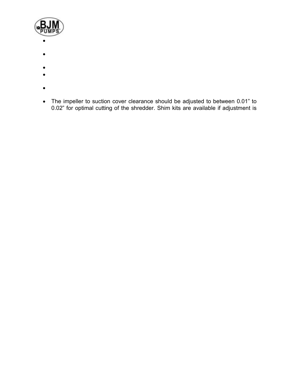 Changing seal oil | BJM Pumps XP-SK150C-575T User Manual | Page 10 / 43