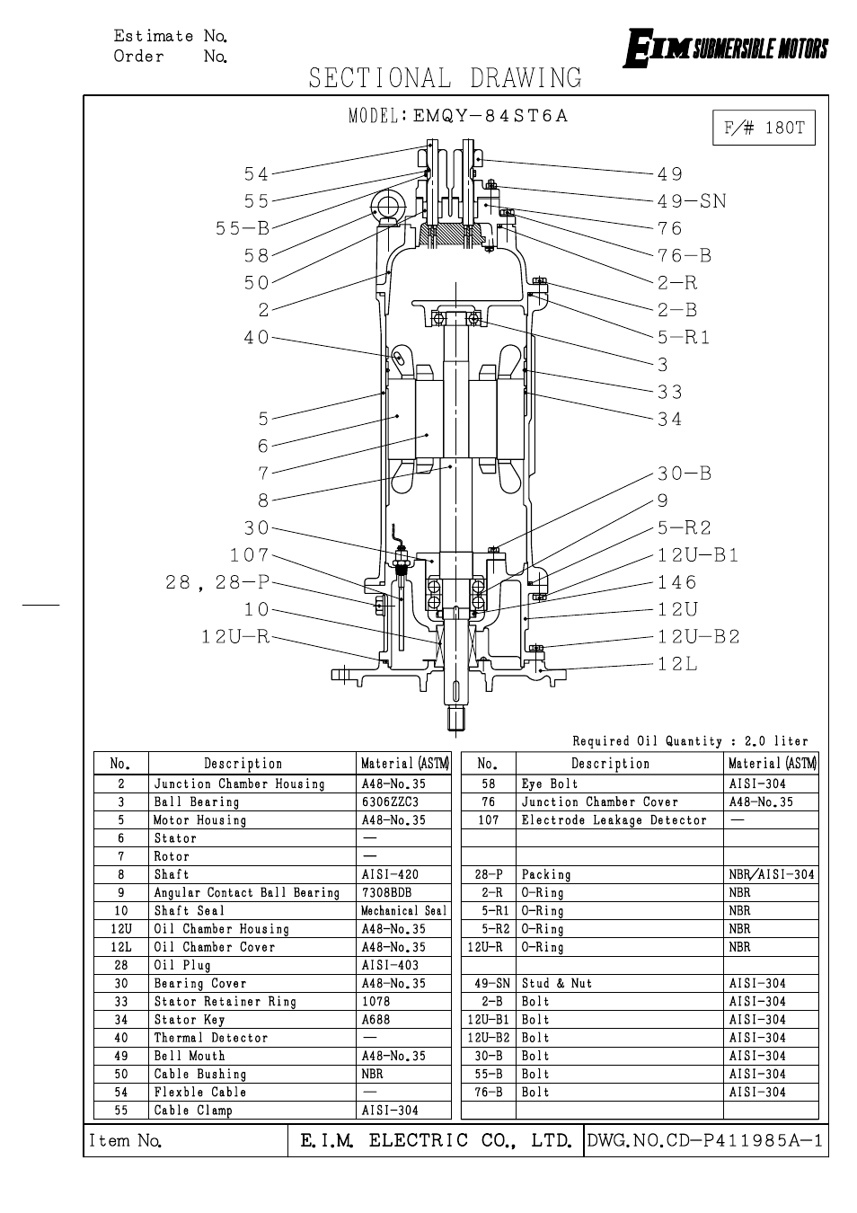 BJM Pumps XP-SK150C-575T User Manual | Page 39 / 43