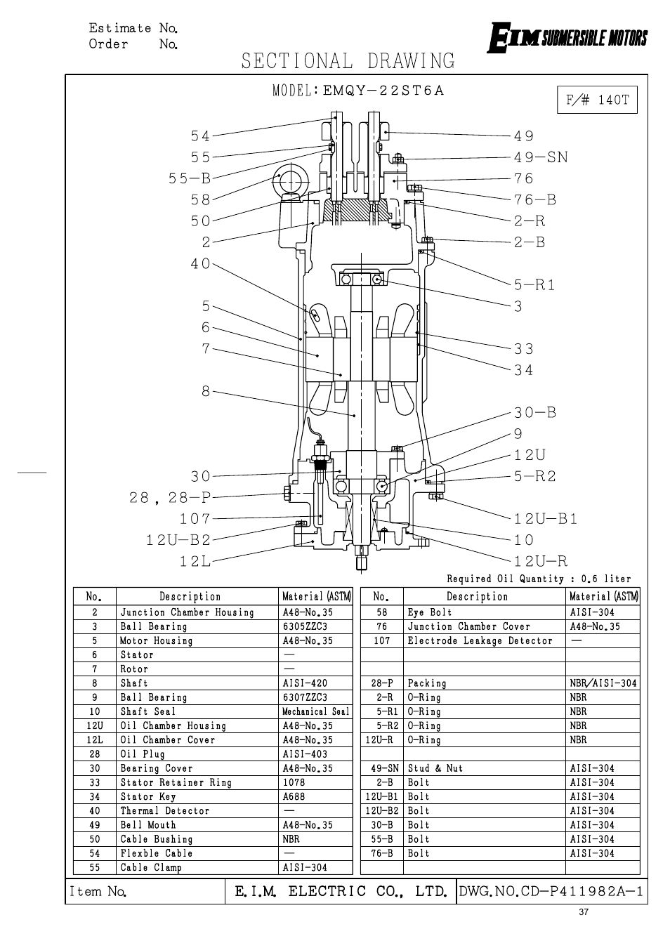 BJM Pumps XP-SKX150CSS User Manual | Page 35 / 42