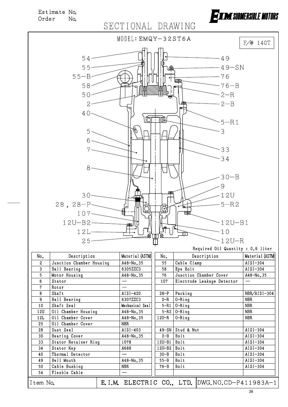 BJM Pumps XP-SKX150CSS User Manual | Page 36 / 42