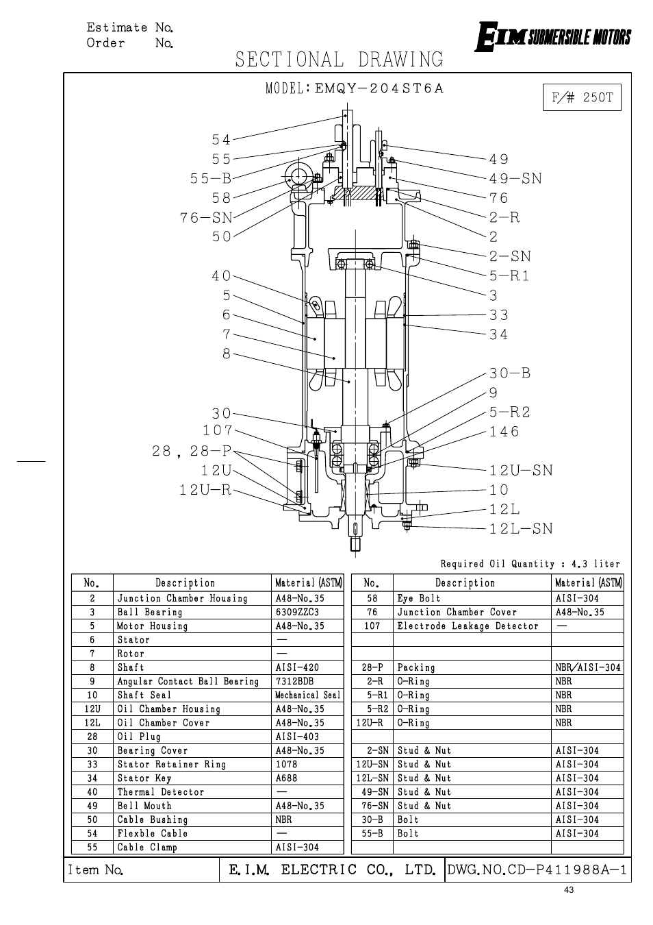 BJM Pumps XP-SKX150CSS User Manual | Page 41 / 42